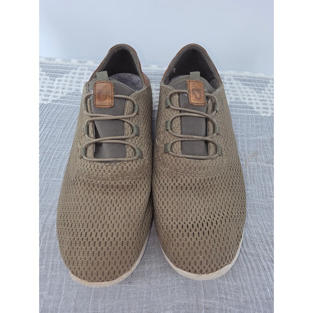 OluKai Alapali Mens Mesh Sneakers Mustang Banyan Brown 10395-1013 Size 8